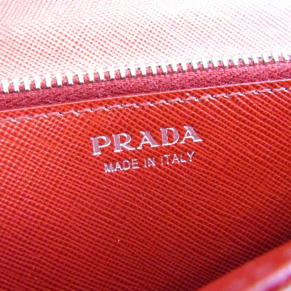 PRADA Saffiano Studded Wallet W/ Card Holder - Picture 6 of 11